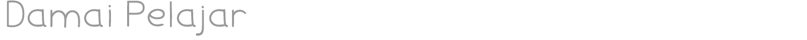 Damai Pelajar font preview